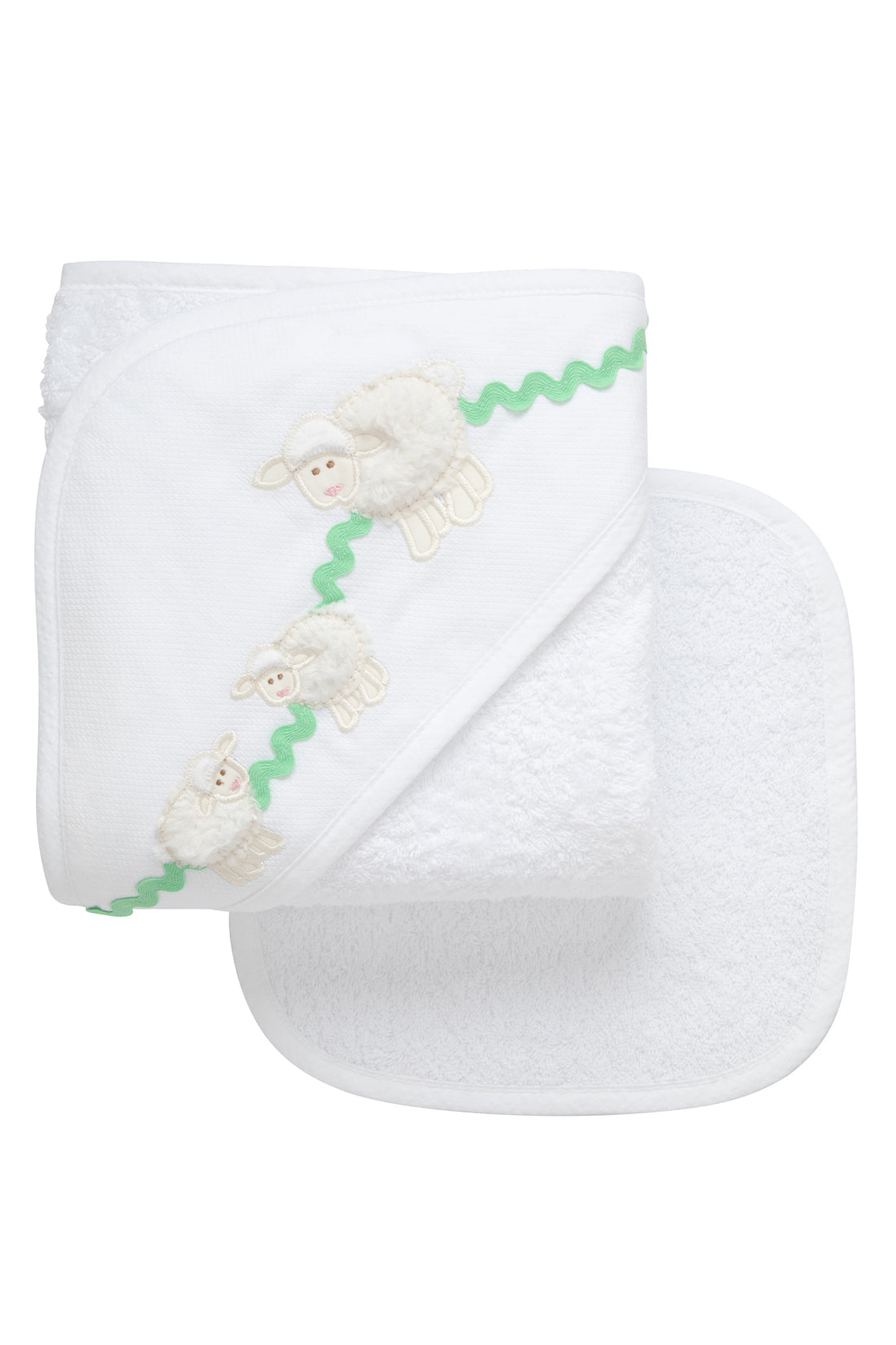 White Lamb Hooded Towel - Cardeva