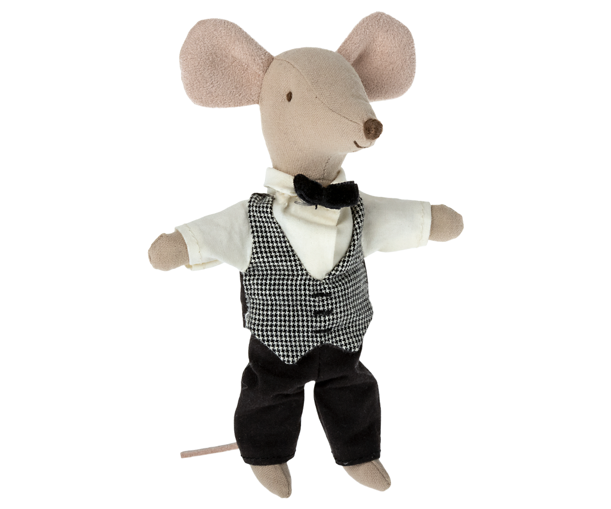 Maileg Waiter Mouse, Big Sister/Brother - Cardeva