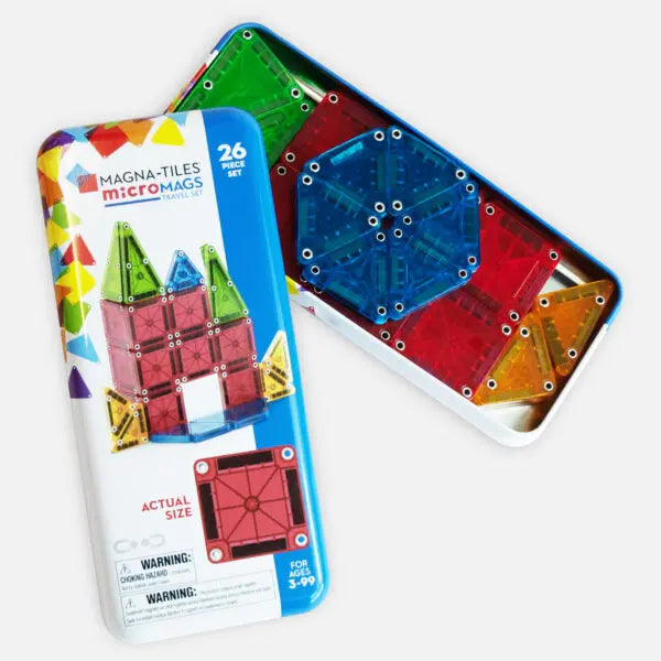 Magna Tiles Micromags Travel Set 26pcs - Cardeva