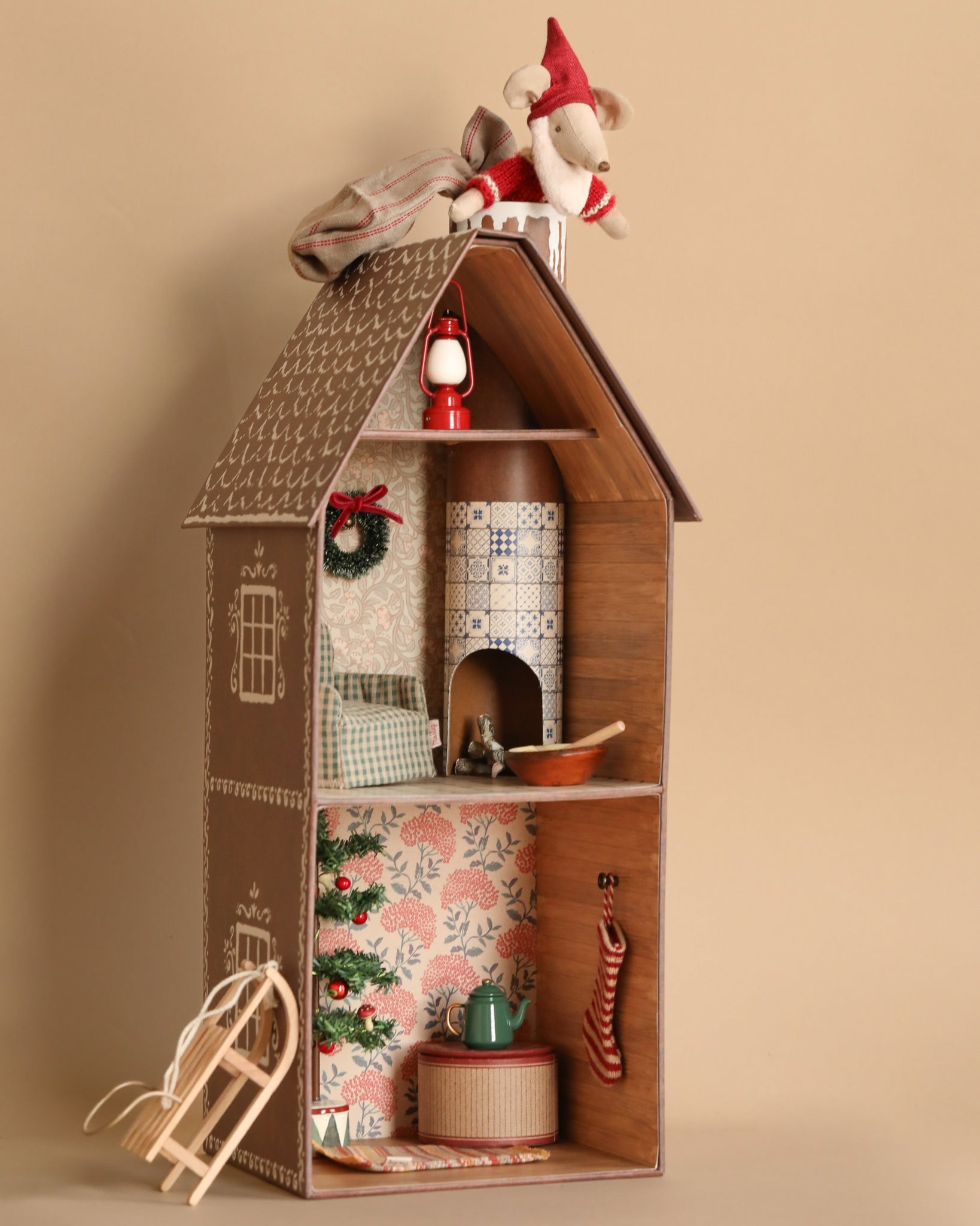 Gingerbread House with Chimney - Cardeva