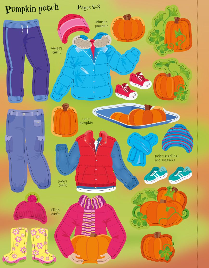 Sticker Dolly Dressing Trick or Treat - Cardeva
