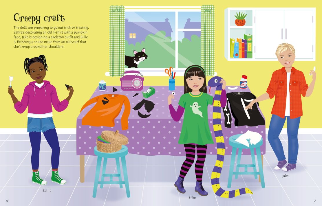 Sticker Dolly Dressing Trick or Treat - Cardeva