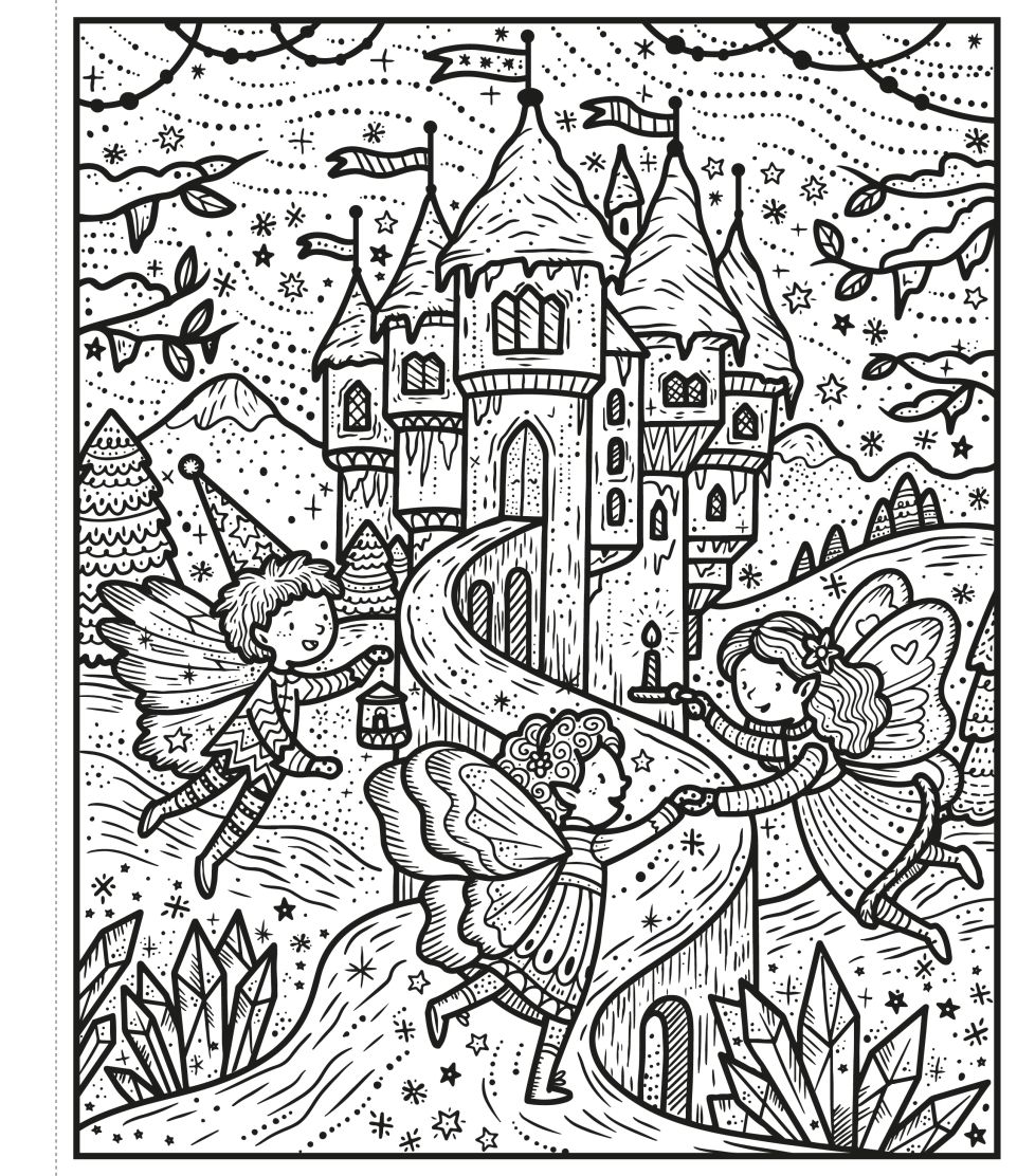 Winter Wonderland Magic Painting Book - Cardeva