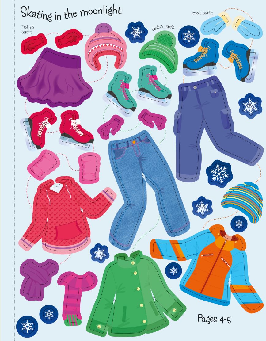 Sticker Dolly Dressing Winter Wonderland - Cardeva