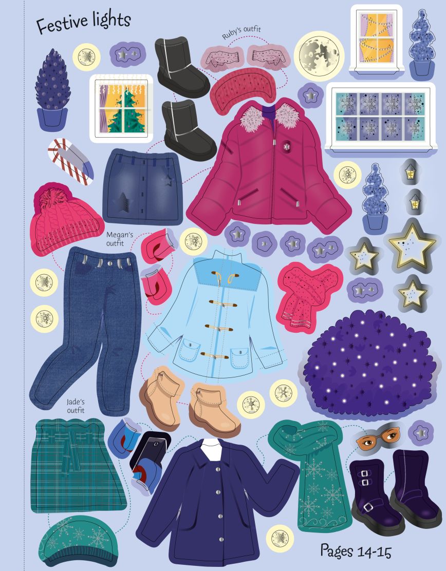 Sticker Dolly Dressing Winter Wonderland - Cardeva
