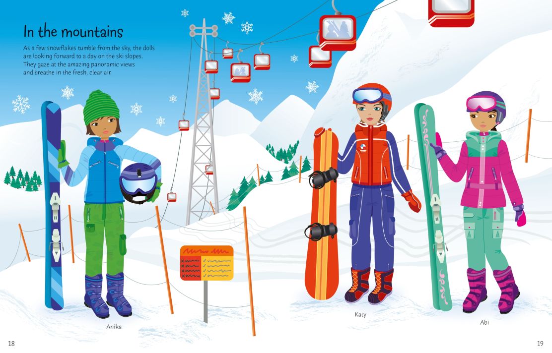 Sticker Dolly Dressing Winter Wonderland - Cardeva