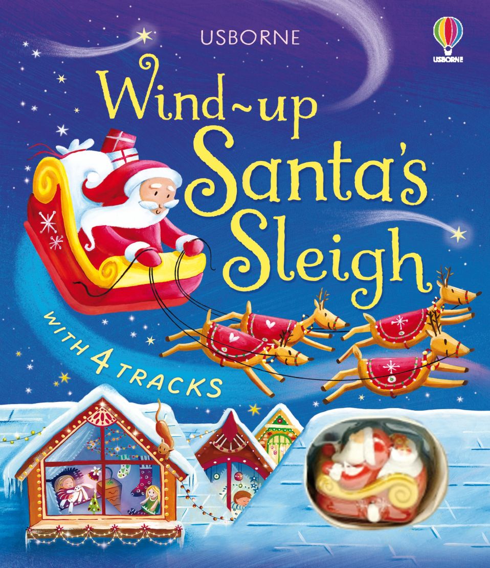 Wind-Up Santa's Sleigh - Cardeva