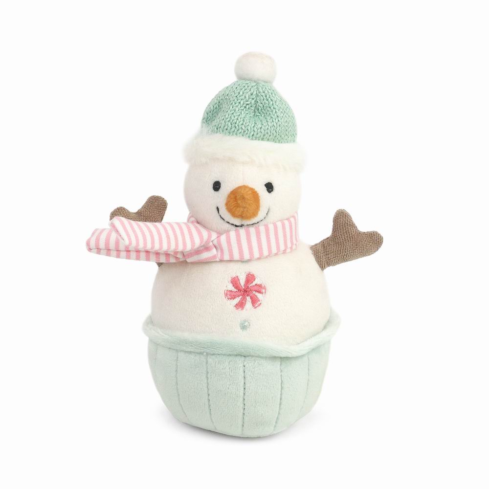 Snowman Cupcake Chime Toy - Cardeva