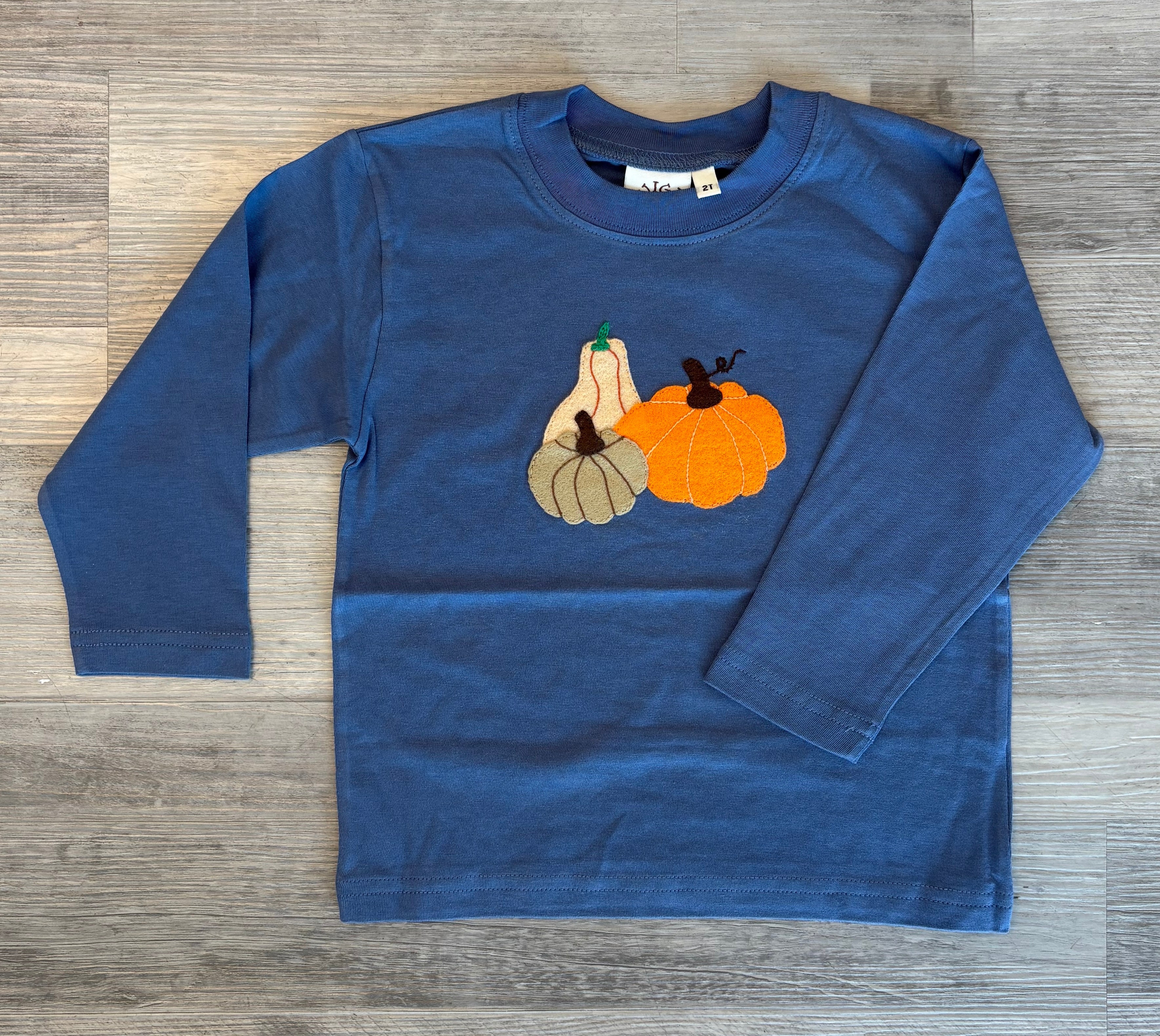 Steel Blue Gourds Tee - Cardeva