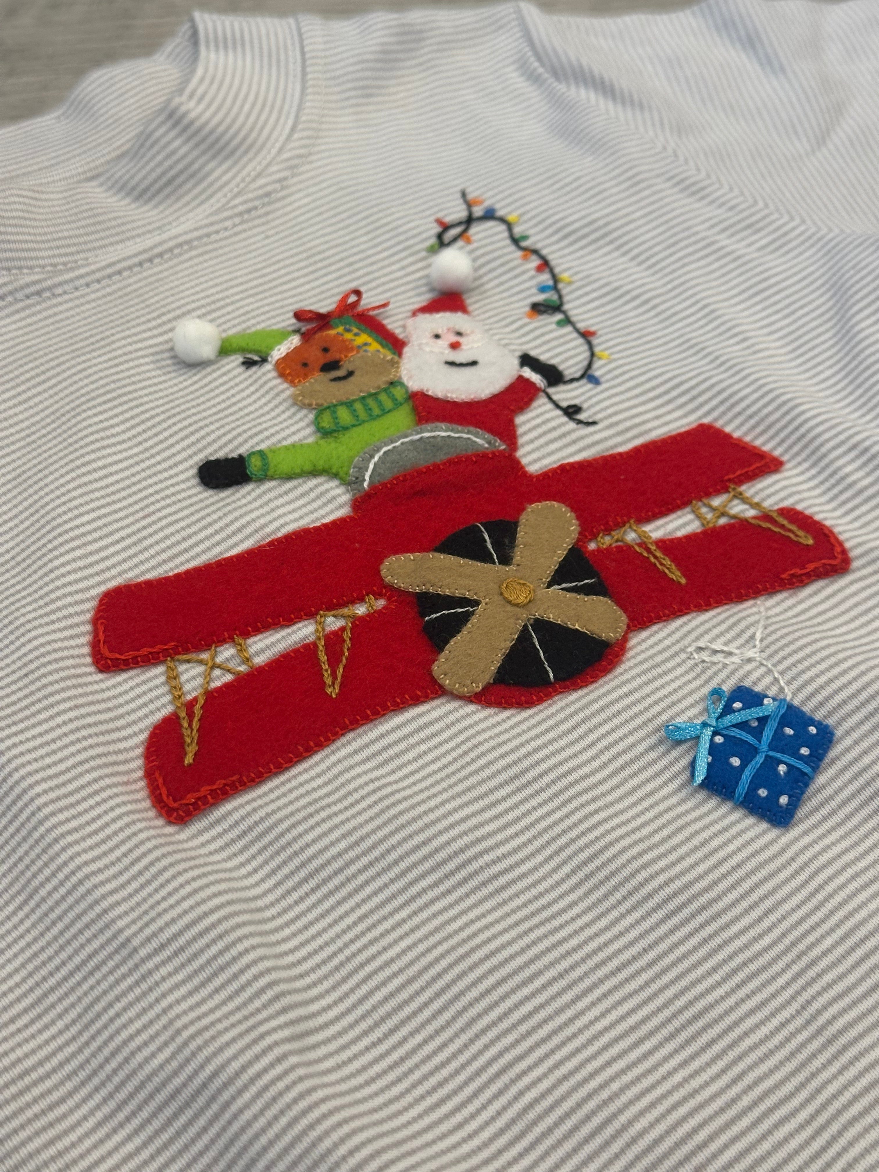 Squiggles Zooming Santa LS Crew - Cardeva