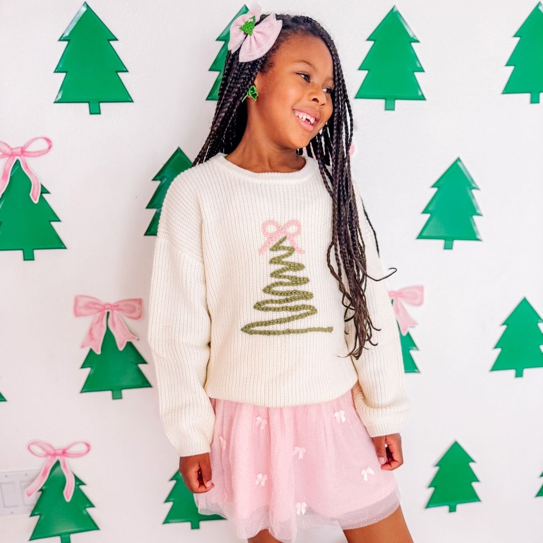 Coquette Christmas Tree Sweater - Cardeva