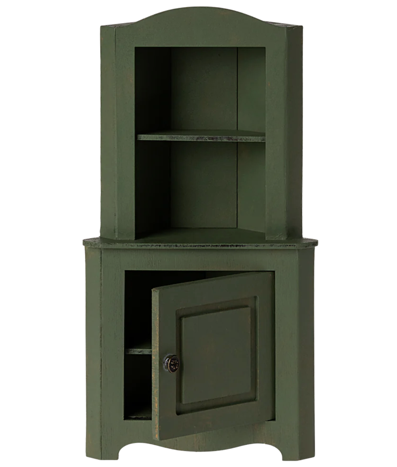 Dark Green Corner Cabinet, Mouse - Cardeva