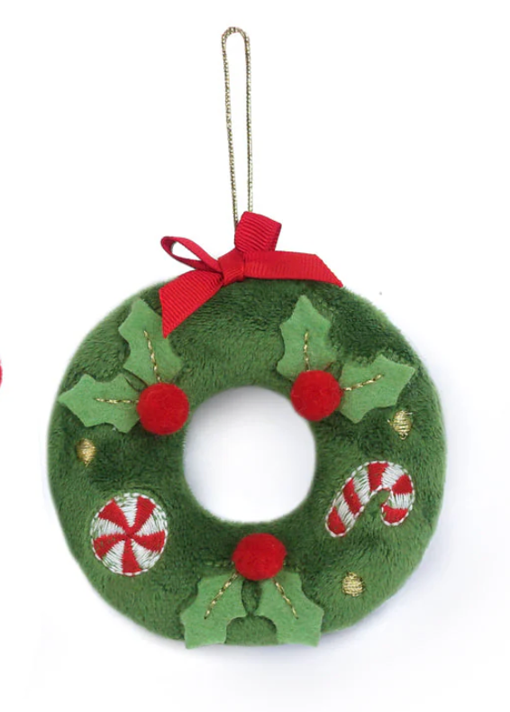 Merry Holiday Wreath Ornament - Cardeva