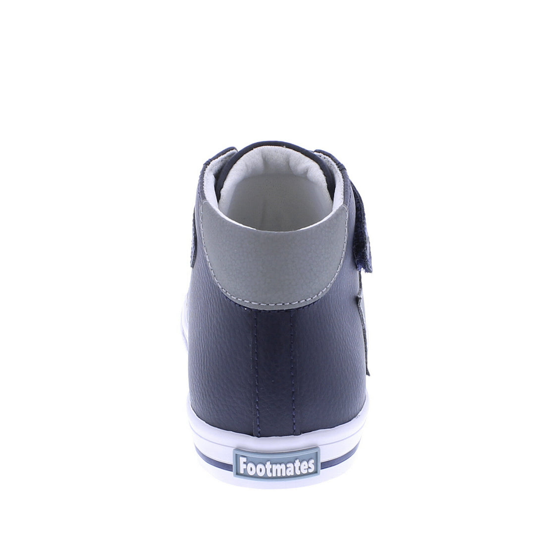 Riley Navy and Gray Leather - Cardeva