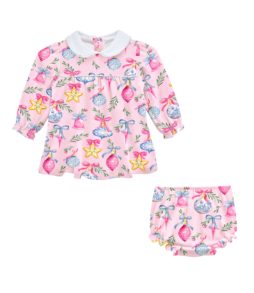 Bight Holiday Collar Dress Set - Cardeva