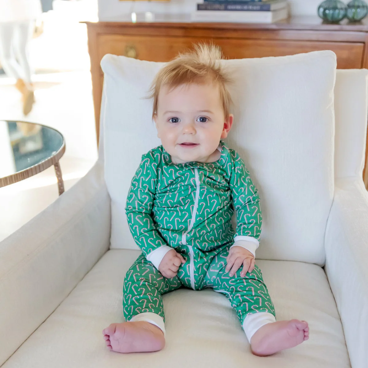 Candy Cane Footie - Cardeva