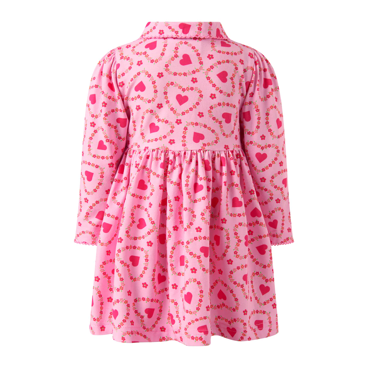Floral Heart Jersey Dress - Cardeva