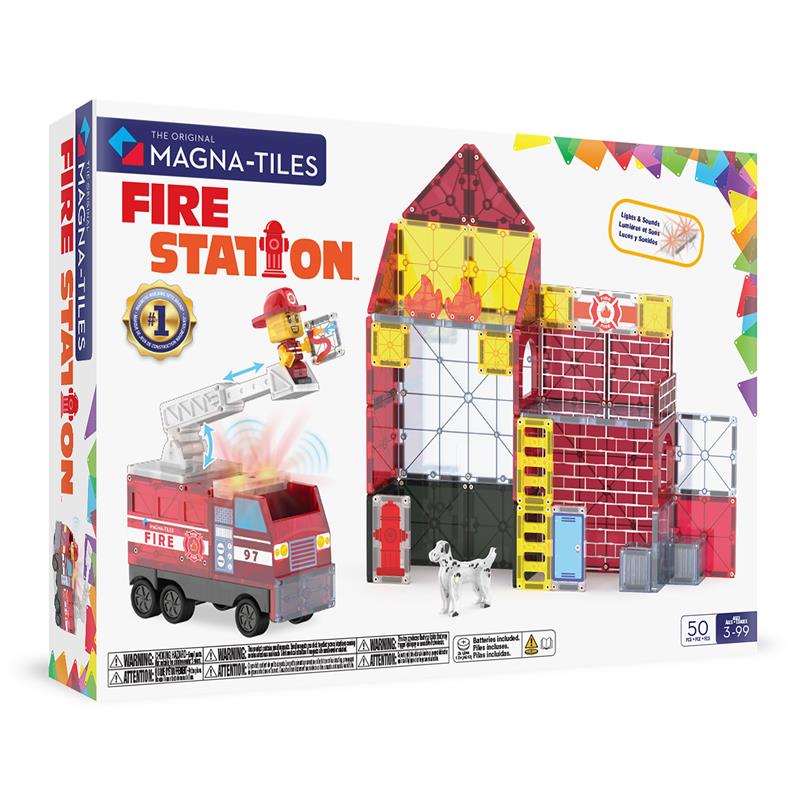 Magna Tiles Fire Station - Cardeva