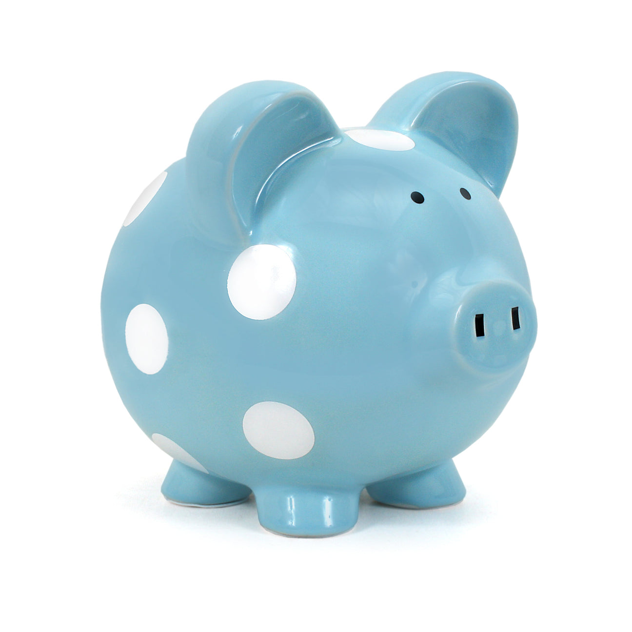 Blue Polka Dot Piggy Bank - Cardeva